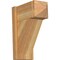 Ekena Millwork Traditional Rough Sawn Arts and Crafts Outlooker, Western Red Cedar, 8"W x 16"D x 20"H OUT08X16X20TRA03RWR - alternate 1